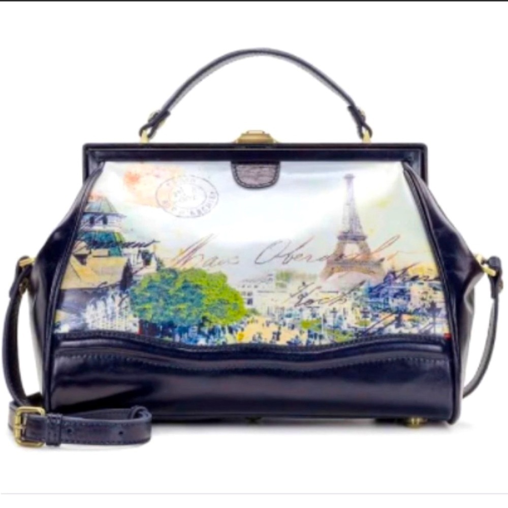 NWT Limited edition Patricia Nash Discovery Brianza Paris
Postcard Satchel #258